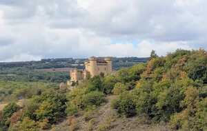 Vue sur le château de Cabrières