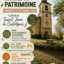 Journée du Patrimoine à Saint Jean de Castelpers