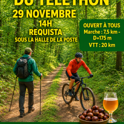 En selle ou à pied pour le Téléthon